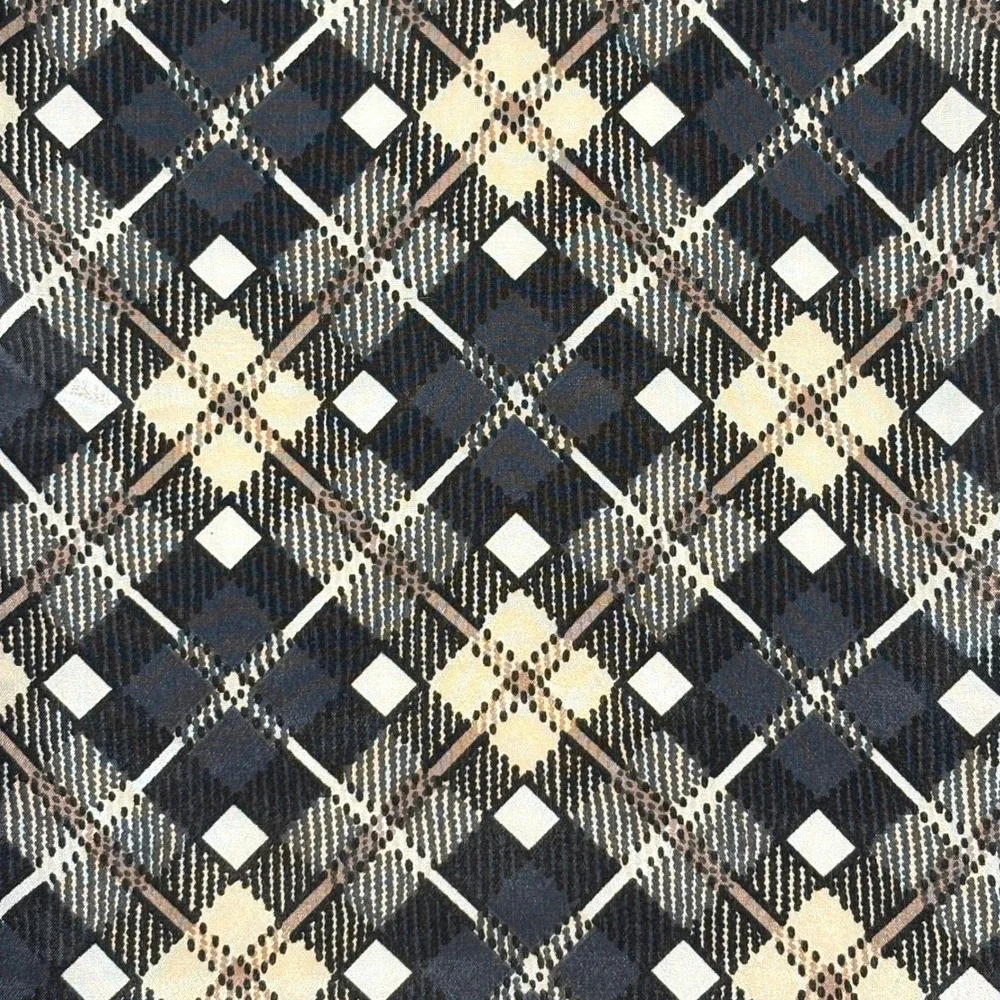 vTG Oscar de la Renta Accesory Street Men Silk Wool Scarf Japan Formal Classic